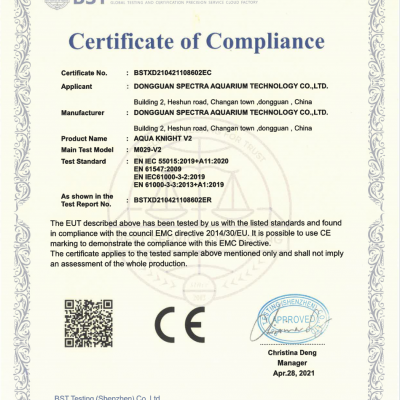 Spectra some certificates